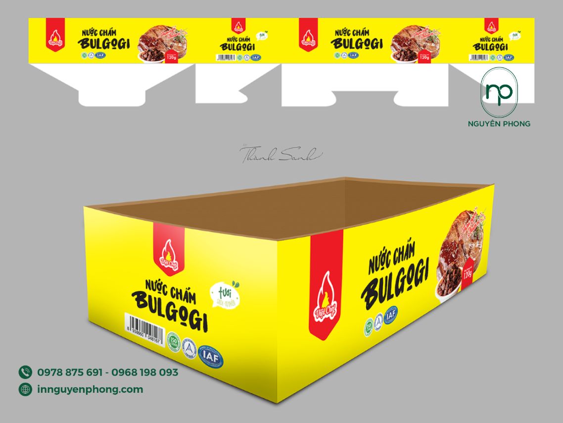 in hộp giấy đựng gia vị uy tín